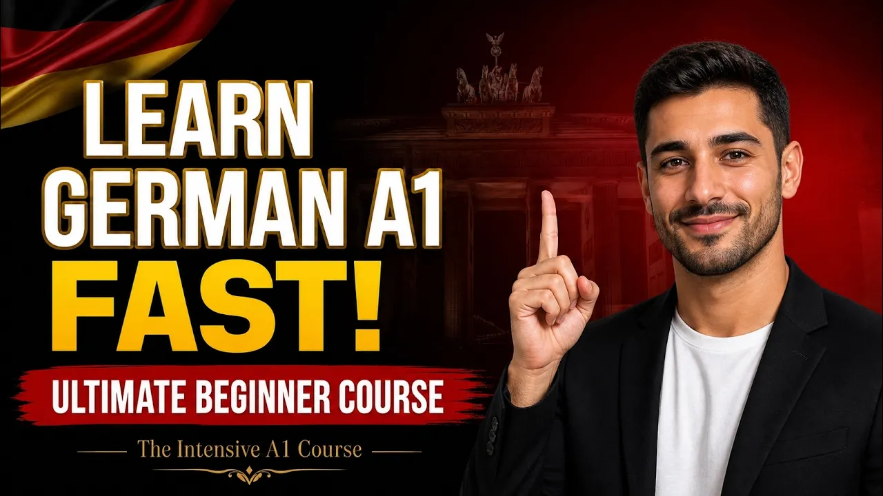 Learn German A1 Fast: Intensive Beginner Course