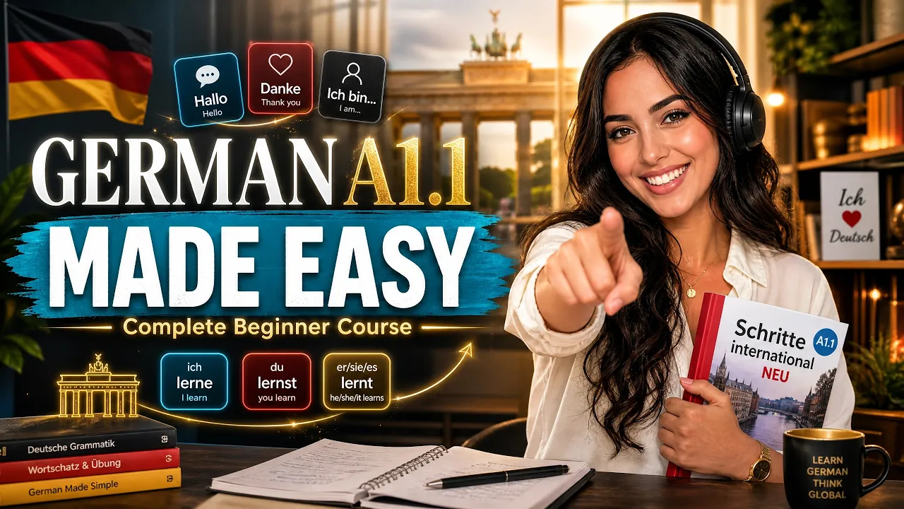 German A1.1 Made Easy: Complete Beginner Course
