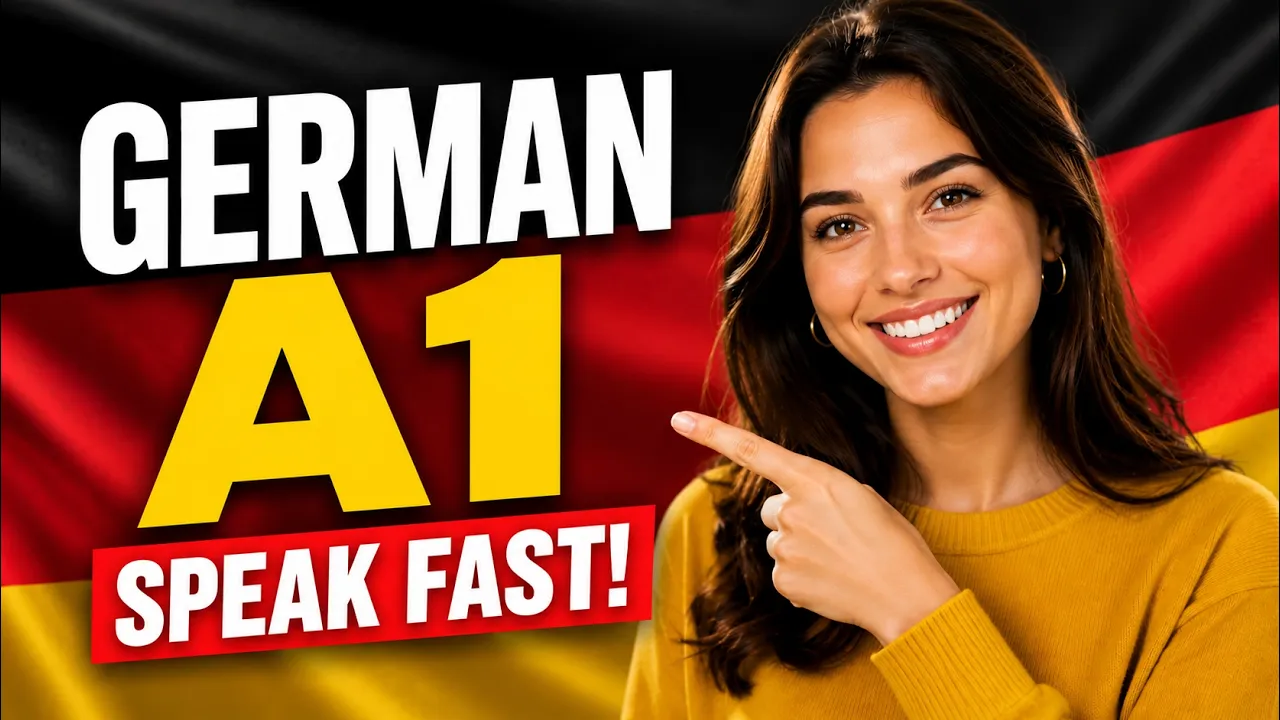 Learn German A1: Start Speaking Fast
